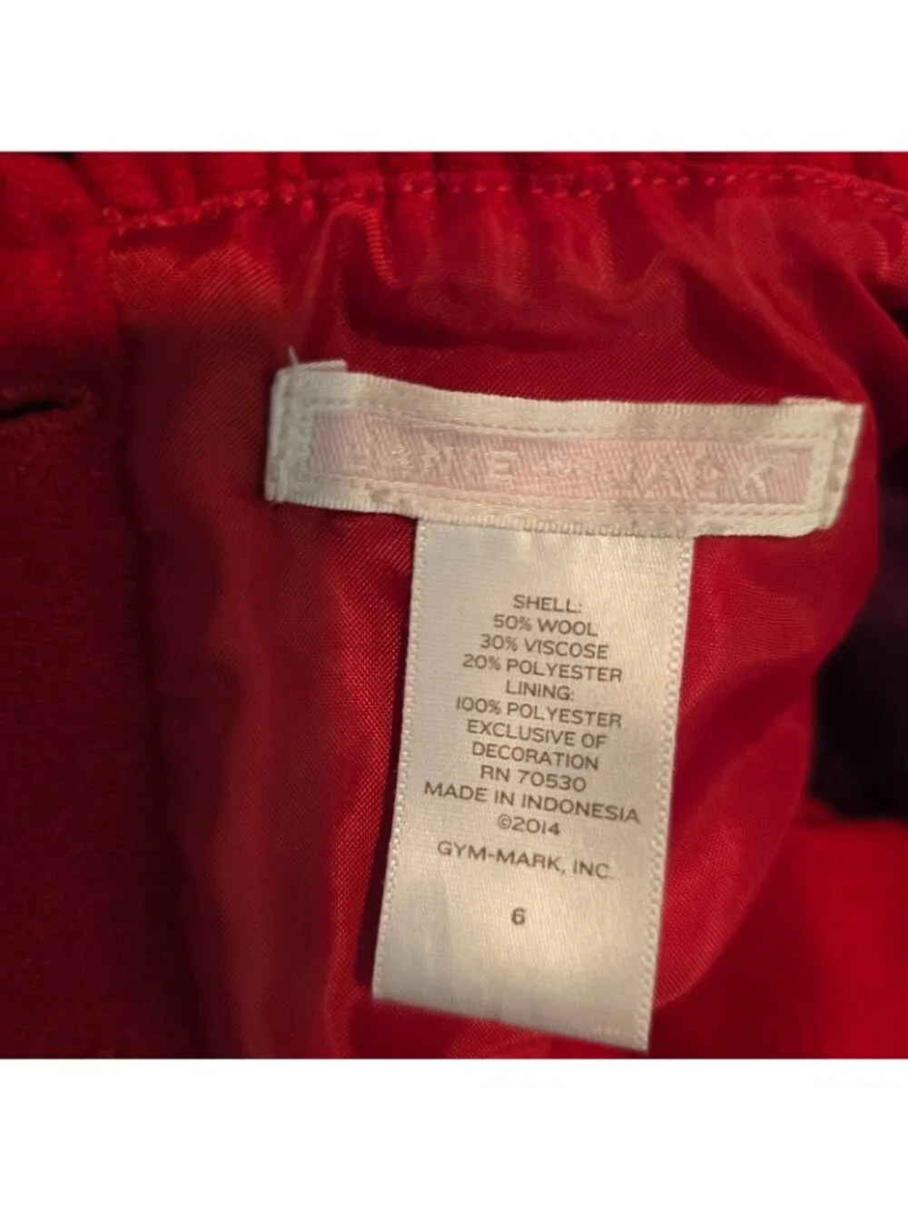 Janie And Jack Belle Of The Ballet Dress Girl Size 6 Red Purple Ruffle Trim